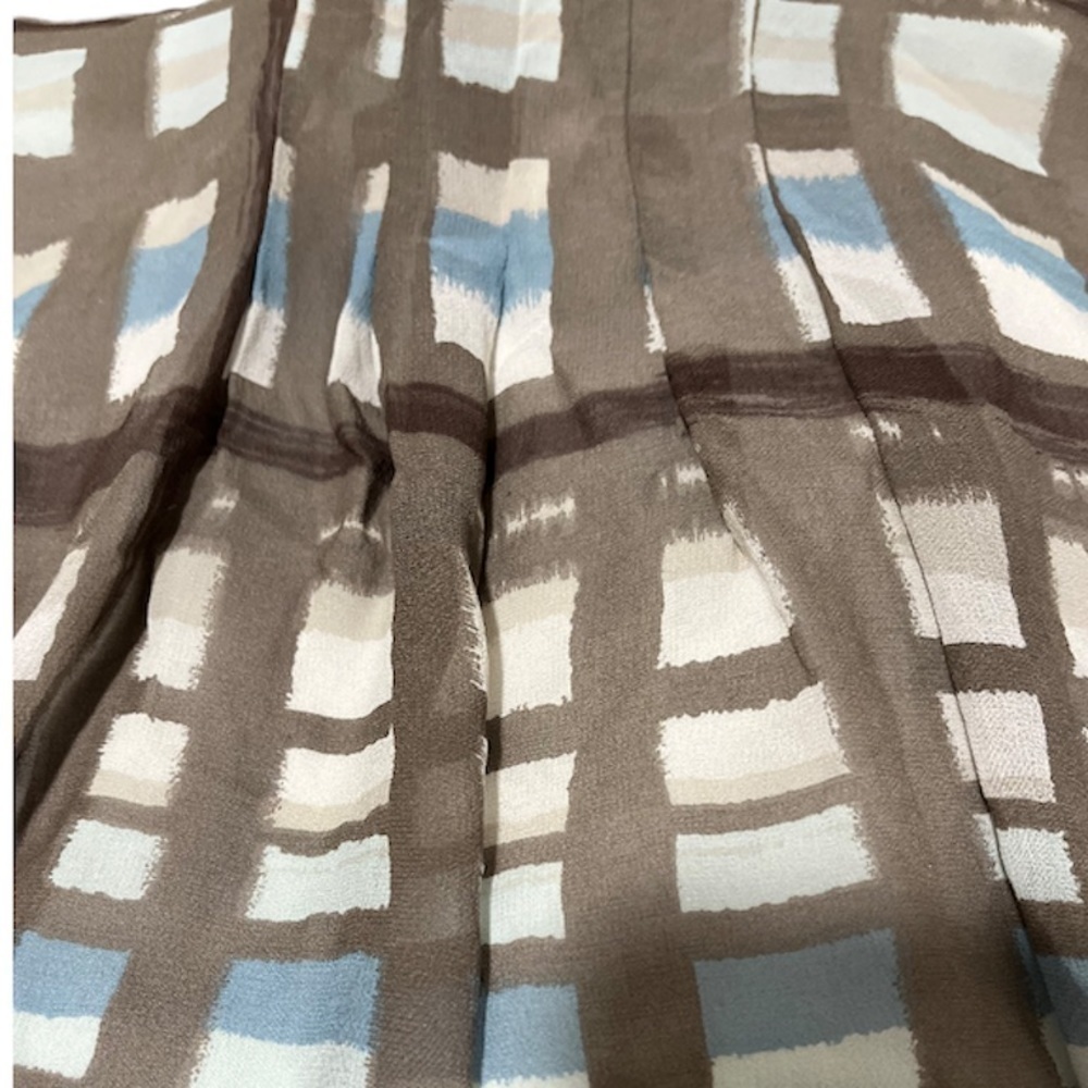 Banana Republic Abstract Pleated Dress - Picture 8 of 11